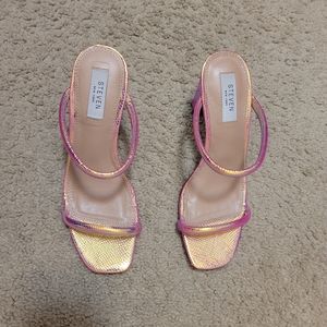 Steven NY The Jersey Naked Sandal, sz 7.5